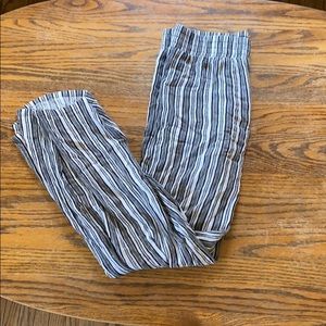 Stripped flow pants